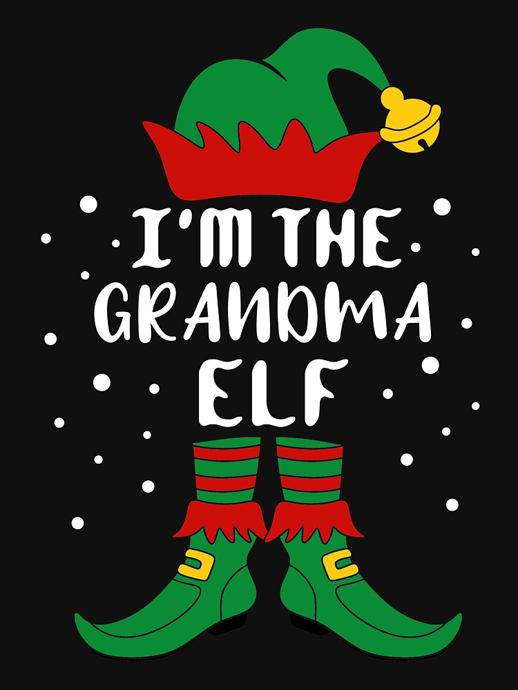 Matching Christmas I'm The Grandma Elf by khaled11591 T-Shirts, Hoodie, Sweatshirt | BlankRebels.com (Image 3)