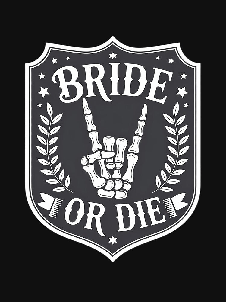 Bride Or Die Halloween Bachelorette Matching by Viepenny T-Shirts, Hoodie, Sweatshirt | BlankRebels.com (Image 3)