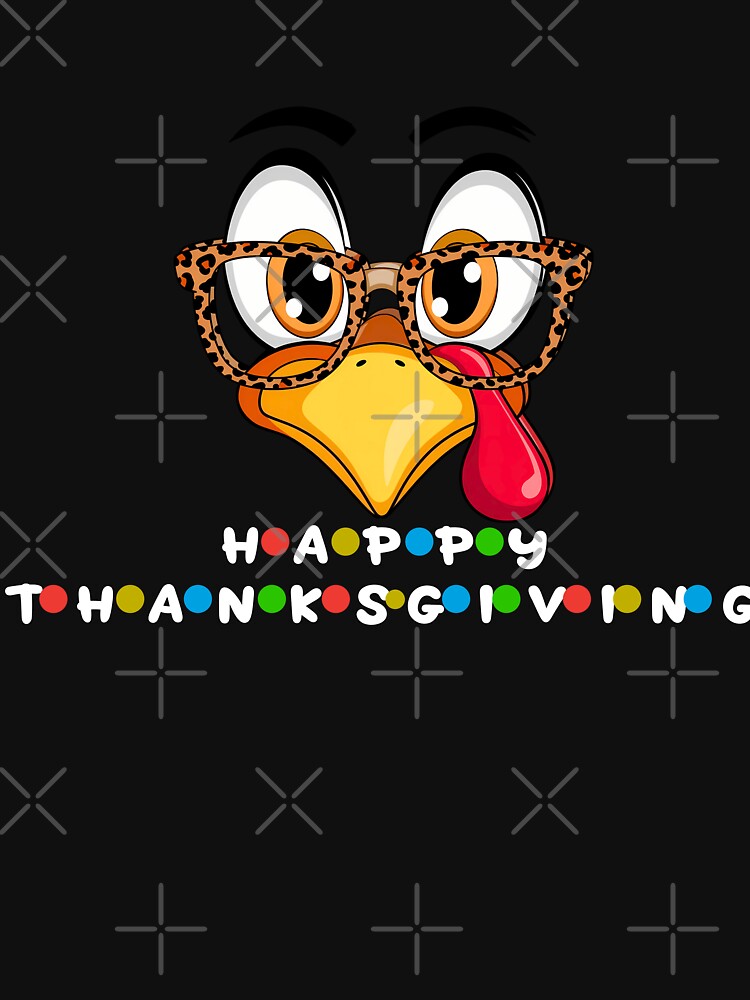 Thanksgiving For Friends Funny Turkey by wesdesignshop T-Shirts, Hoodie, Sweatshirt | BlankRebels.com (Image 3)