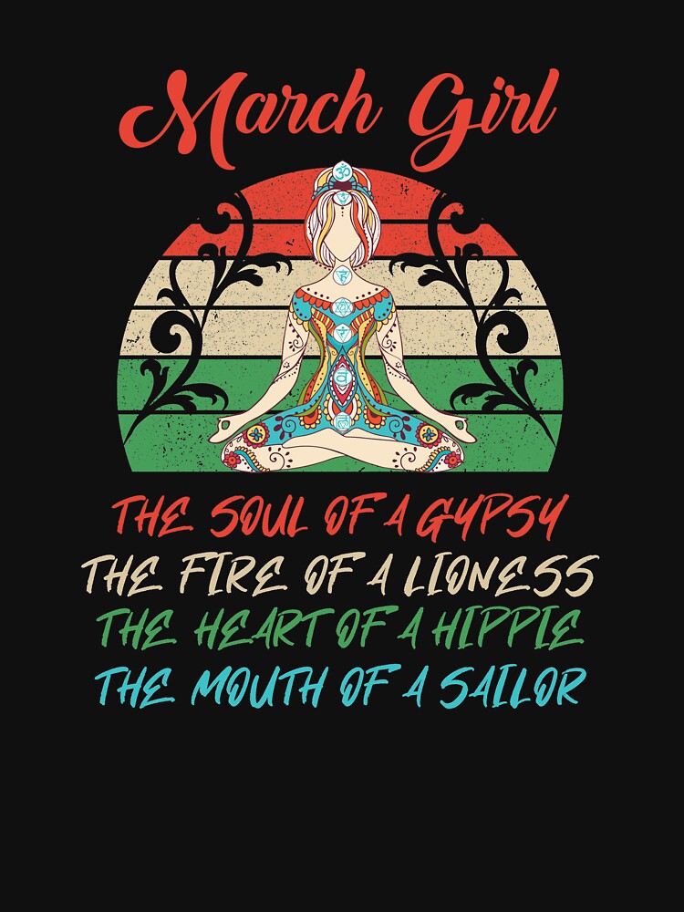 March Girl by autlu T-Shirts, Hoodie, Sweatshirt | BlankRebels.com (Image 3)
