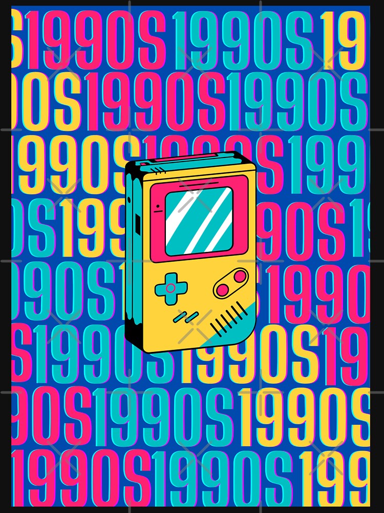 1990s retro design 19 - Dark Blue Background by PunjabanJatti T-Shirts, Hoodie, Sweatshirt | BlankRebels.com (Image 3)