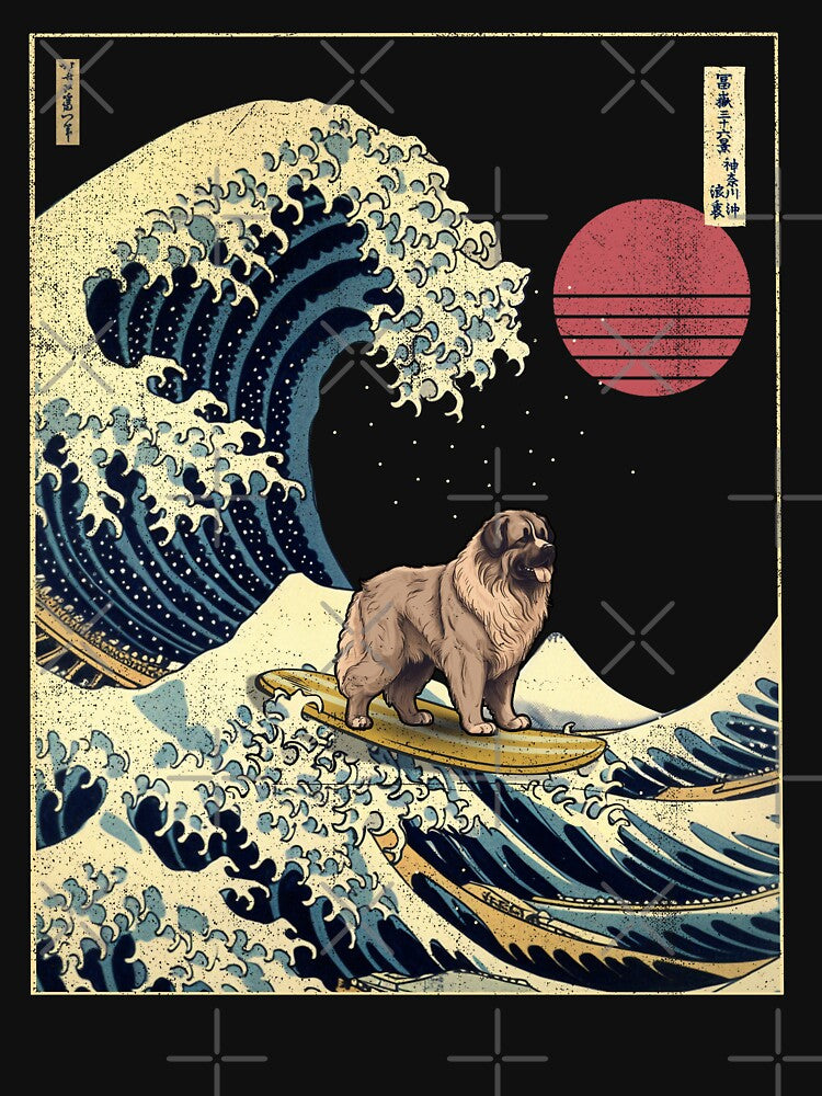 Estrela Mountain Kanagawa Japanese Surfing Wave by rafaeltto T-Shirts, Hoodie, Sweatshirt | BlankRebels.com (Image 3)