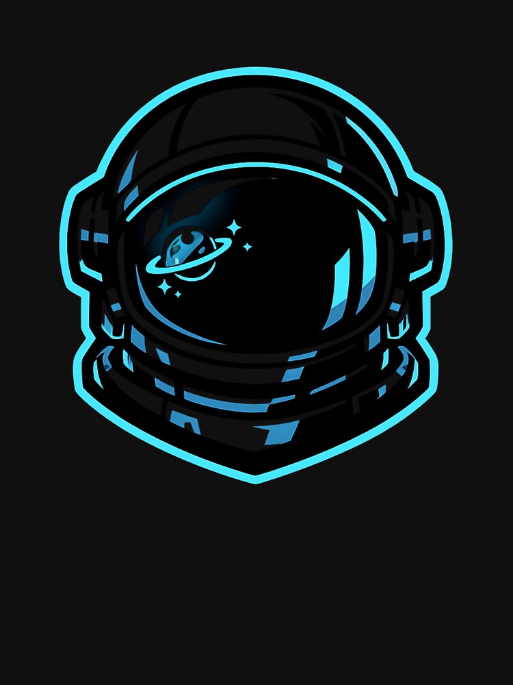 Space Helmet Badge – Minimal Astronaut Emblem by wait4signal T-Shirts, Hoodie, Sweatshirt | BlankRebels.com (Image 3)