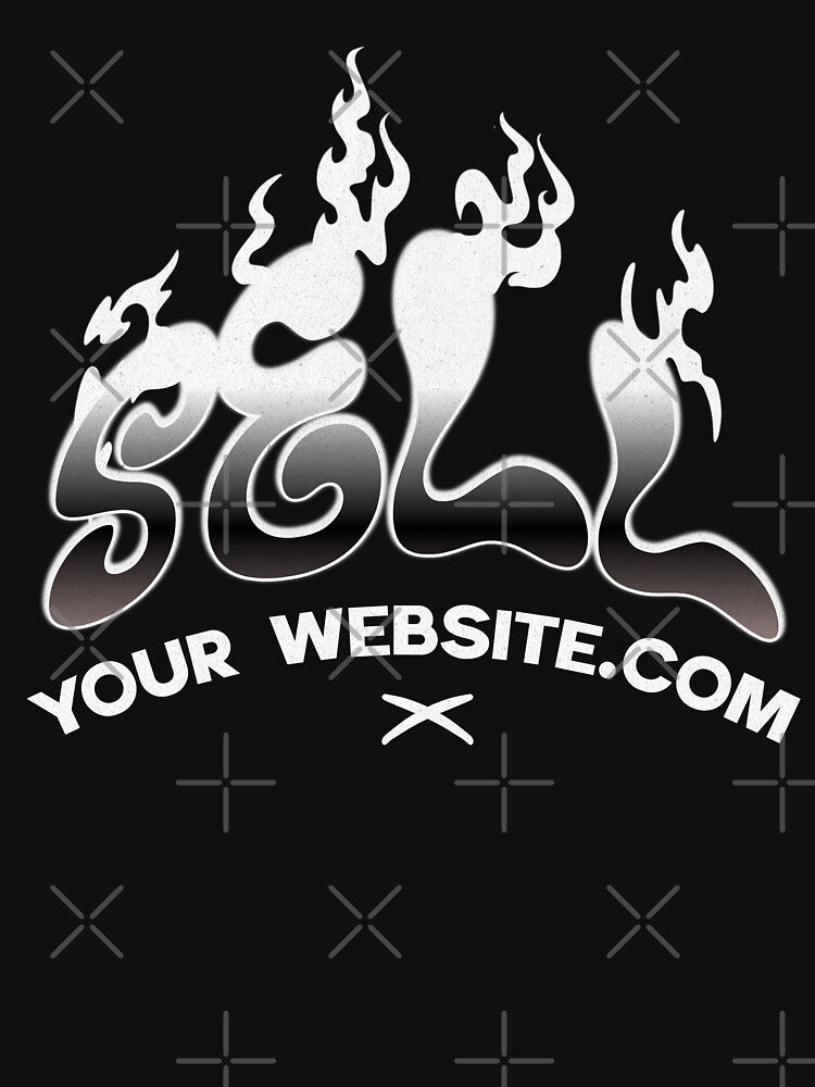 Streetwear SELL Graphic  Retro Chrome Flame by Evaevonechi