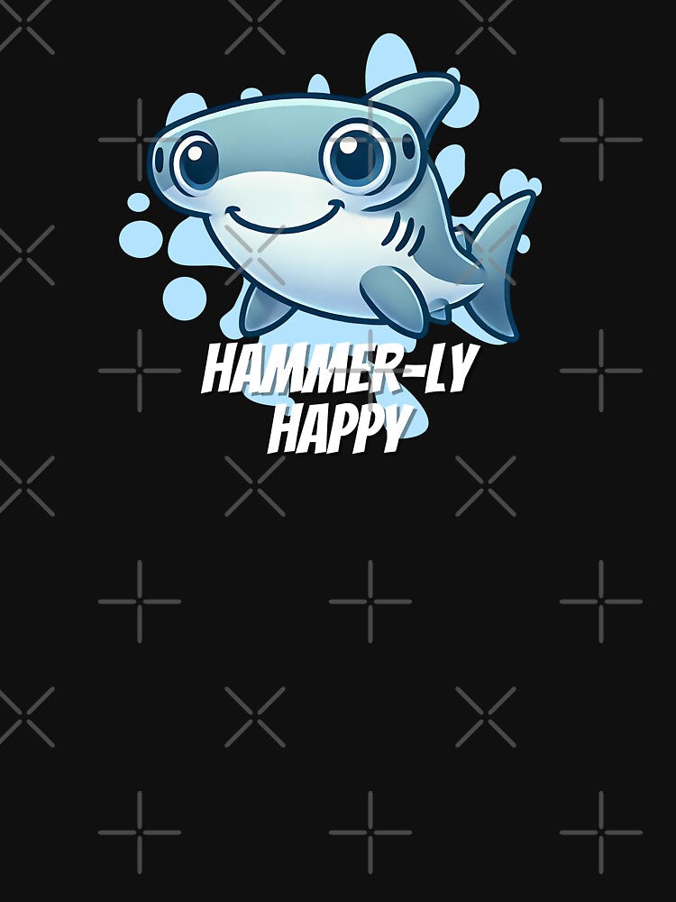 Hammer-ly happy Hammer Head Shark by The magic  Yellow bus T-Shirts, Hoodie, Sweatshirt | BlankRebels.com (Image 3)
