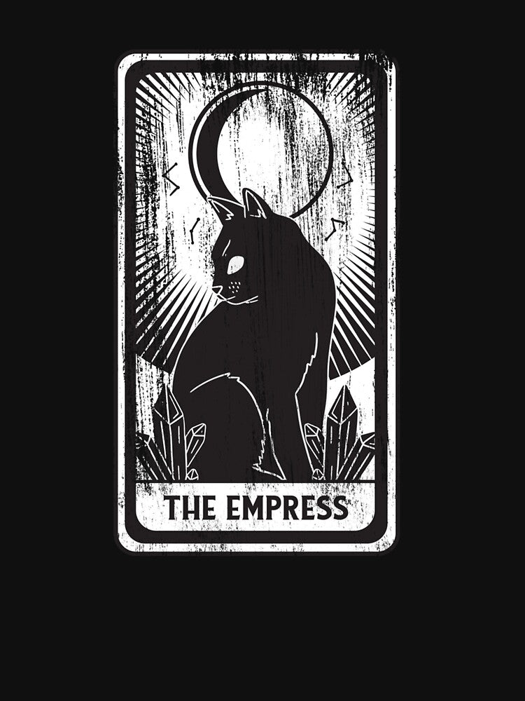 Black Cat Empress Tarot Card by taaddison50 T-Shirts, Hoodie, Sweatshirt | BlankRebels.com (Image 3)