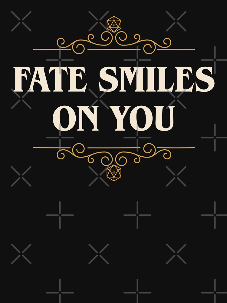 Fate Smiles On You D20 Dice Natural 20  Tabletop RPG by pixeptional T-Shirts, Hoodie, Sweatshirt | BlankRebels.com (Image 3)