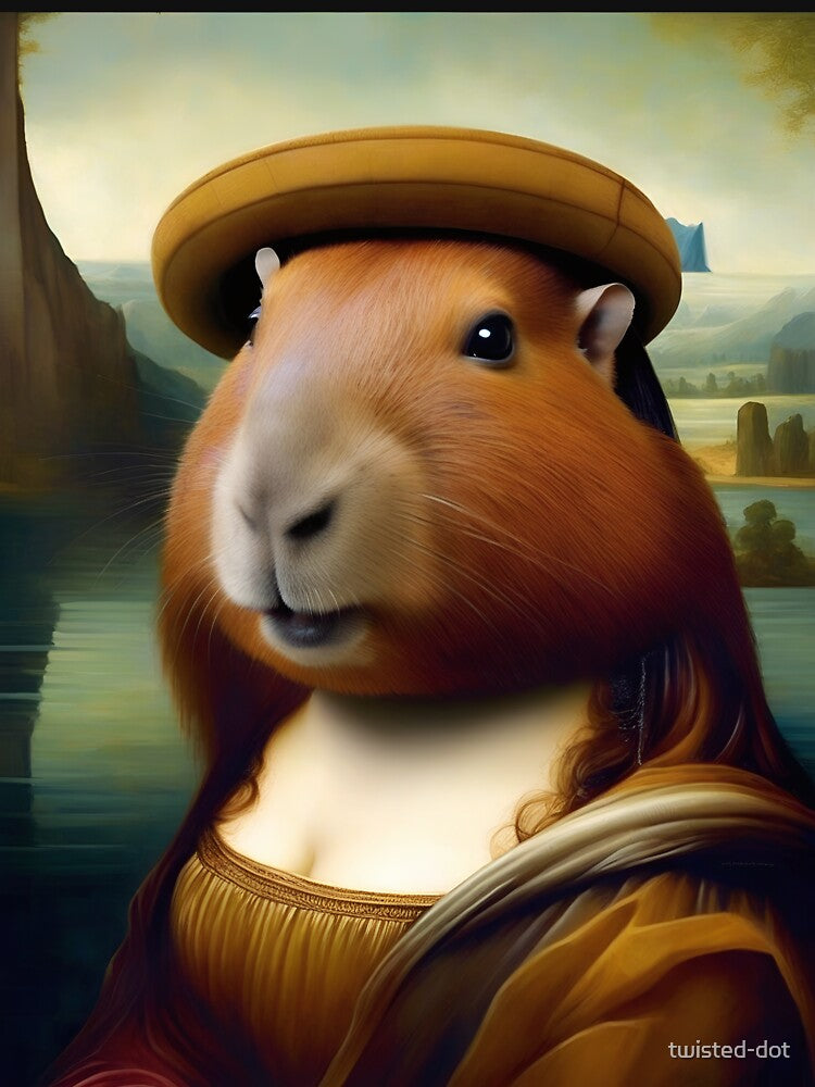 Mona Capybara | Mona's inner animal by twisted-dot T-Shirts, Hoodie, Sweatshirt | BlankRebels.com (Image 3)