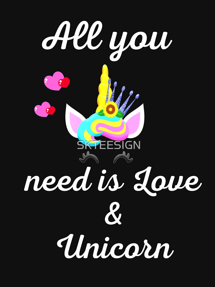 Valentine Unicorn & Love Tshirt by SKTEESIGN Hoodie, Sweatshirt | BlankRebels.com (Image 3)