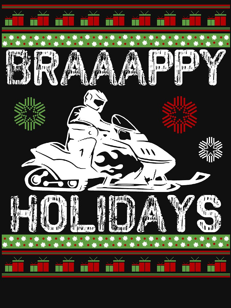 Christmas - Snowmobile Christmas by UnknownArtistt T-Shirts, Hoodie, Sweatshirt | BlankRebels.com (Image 3)