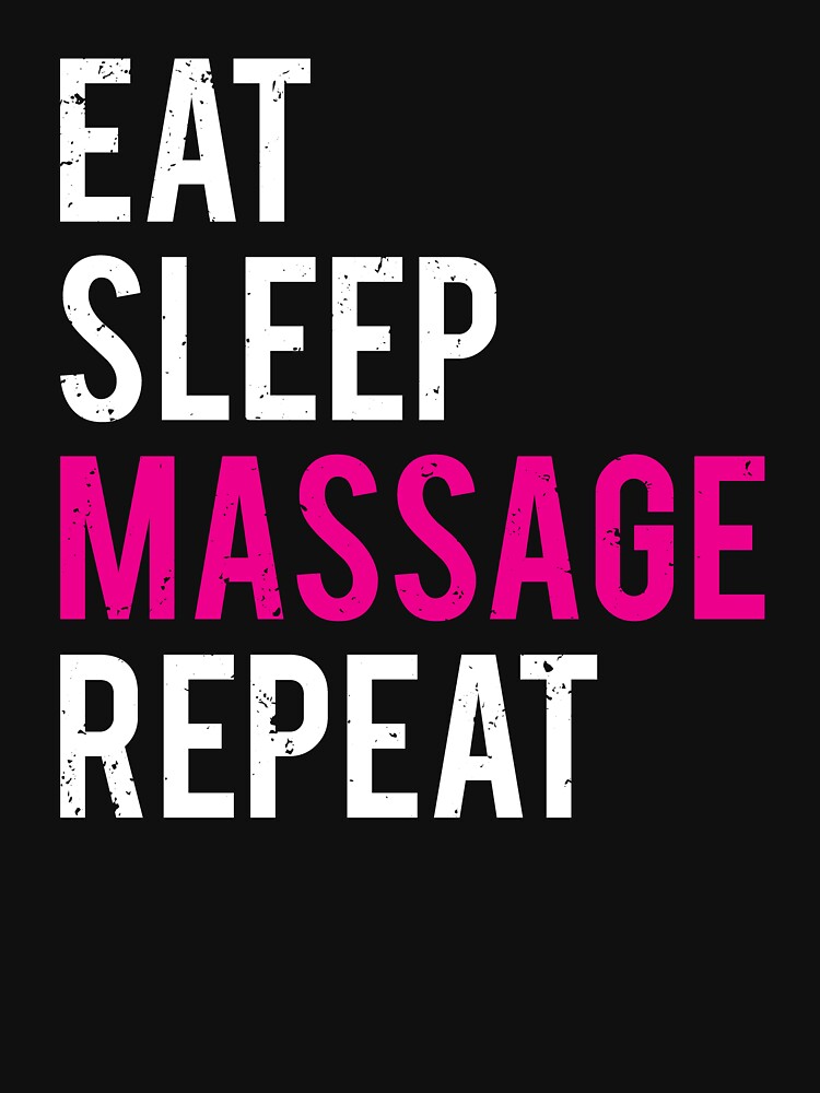 Eat Sleep Massage Repeat Funny Therapist T-shirt by zcecmza Hoodie, Sweatshirt | BlankRebels.com (Image 3)