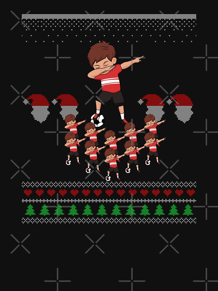 Soccer Player Christmas Soccer Athlete Athletic Sports Team Winter Holidays by VollLaser