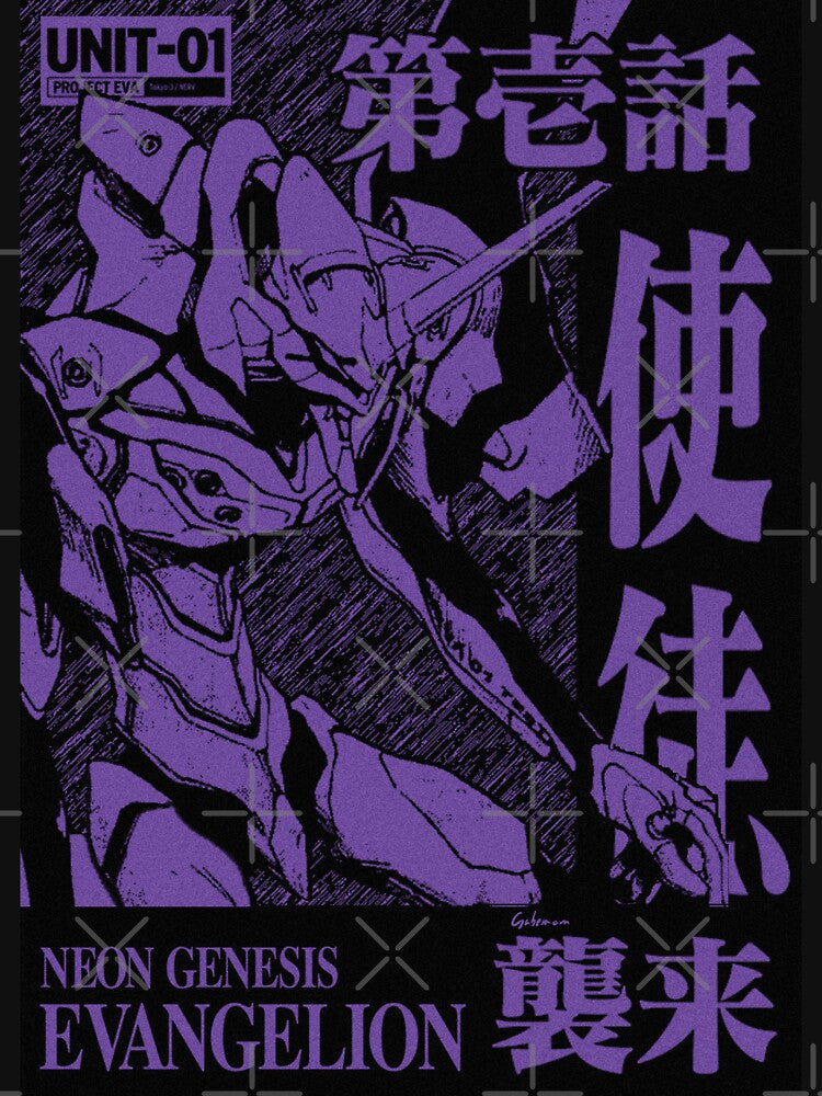 EVA Unit 01 - Neon Genesis Evangelion by gabemon T-Shirts, Hoodie, Sweatshirt | BlankRebels.com (Image 3)