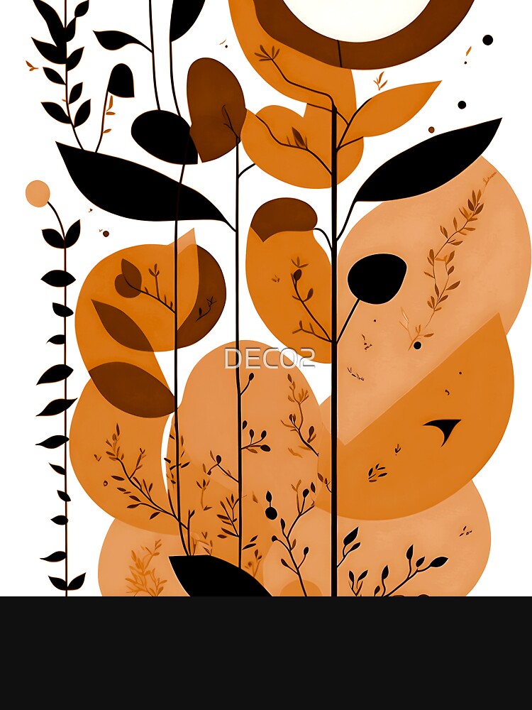 Boho Organic Shapes In Earthtones And Peach-Banana by DEC02 T-Shirts, Hoodie, Sweatshirt | BlankRebels.com (Image 3)