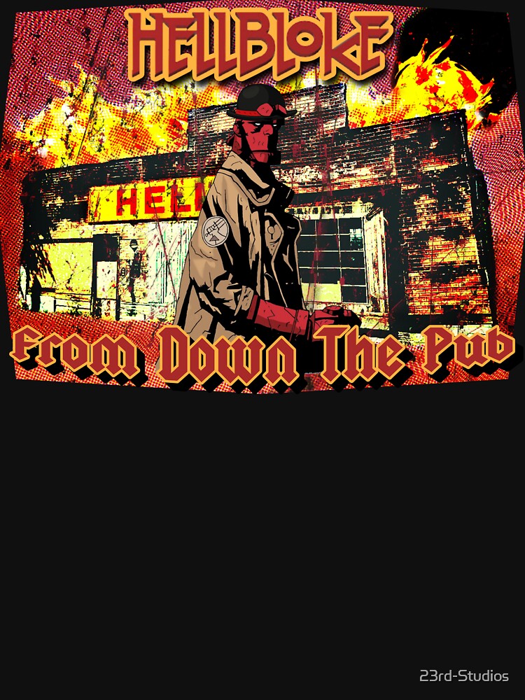 Hellbloke From Down The Pub by 23rd-Studios T-Shirts, Hoodie, Sweatshirt | BlankRebels.com (Image 3)
