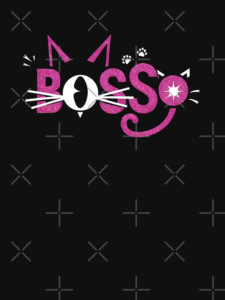 Bossy Cat – Cute Glitter Kitty For Sassy Cat Lovers by ViktoonShirts T-Shirts, Hoodie, Sweatshirt | BlankRebels.com (Image 2)