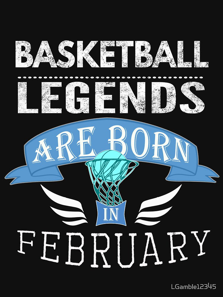 Basketball legends are born in February Boys by LGamble12345 T-Shirts, Hoodie, Sweatshirt | BlankRebels.com (Image 3)