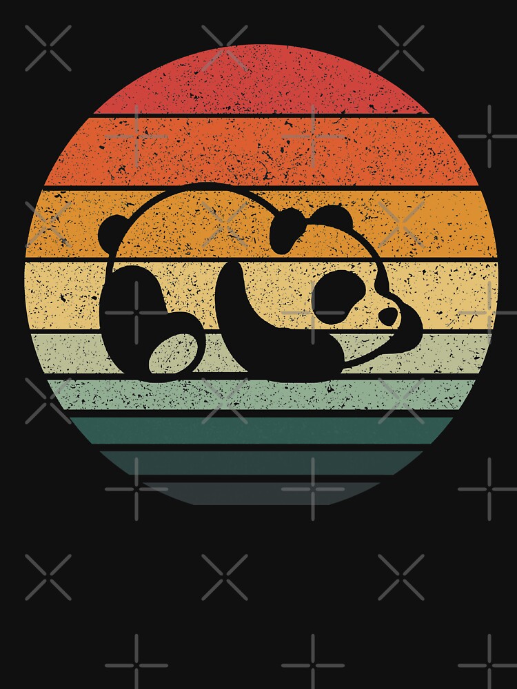 Panda Retro Vintage by RamizHusic T-Shirts, Hoodie, Sweatshirt | BlankRebels.com (Image 3)