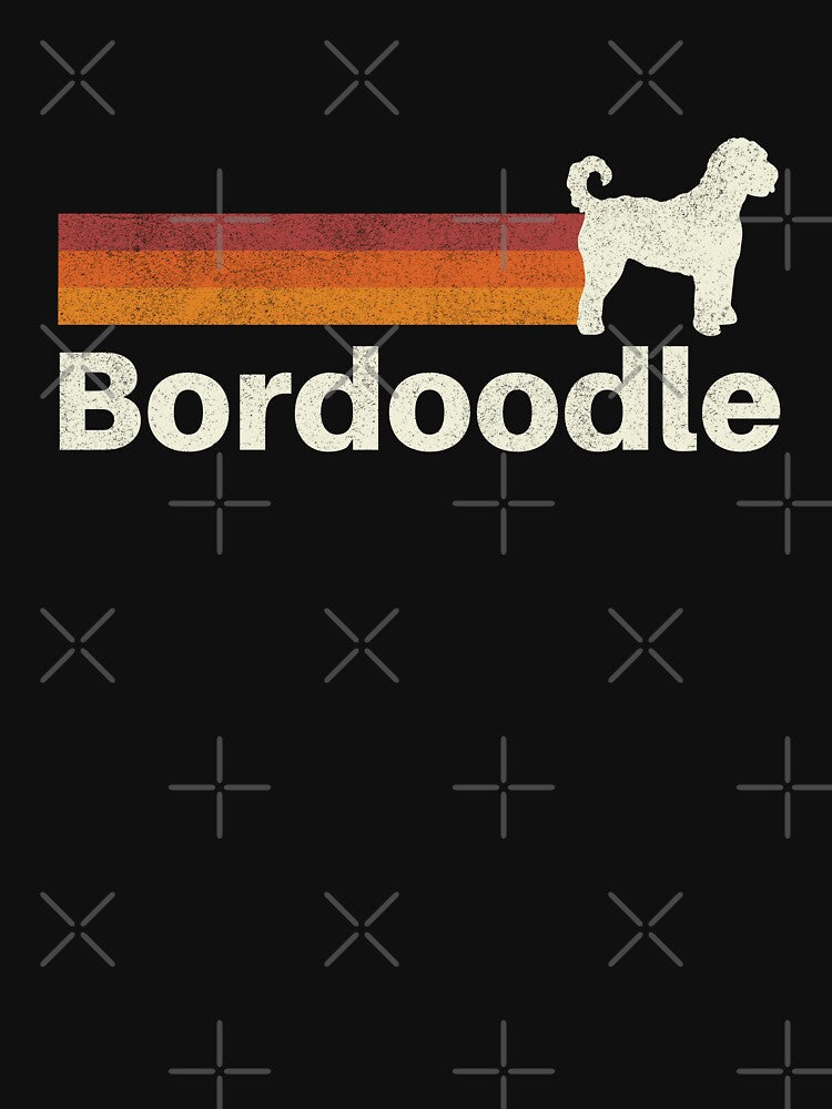 Bordoodle Dog Vintage Retro Pet Lover by rafaeltto