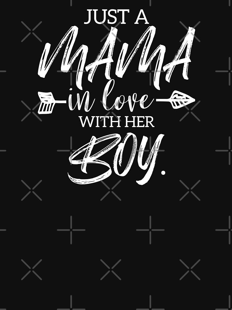 just a mama in love with her boy by ambaart T-Shirts, Hoodie, Sweatshirt | BlankRebels.com (Image 3)