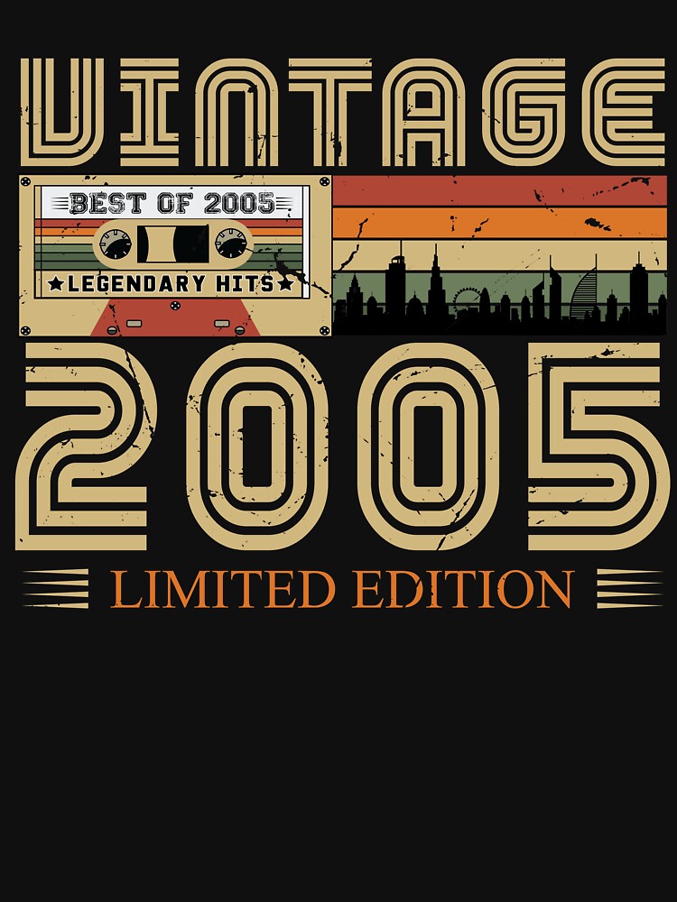 2005 Vintage Cumpleaños by zoriginality T-Shirts, Hoodie, Sweatshirt | BlankRebels.com (Image 3)