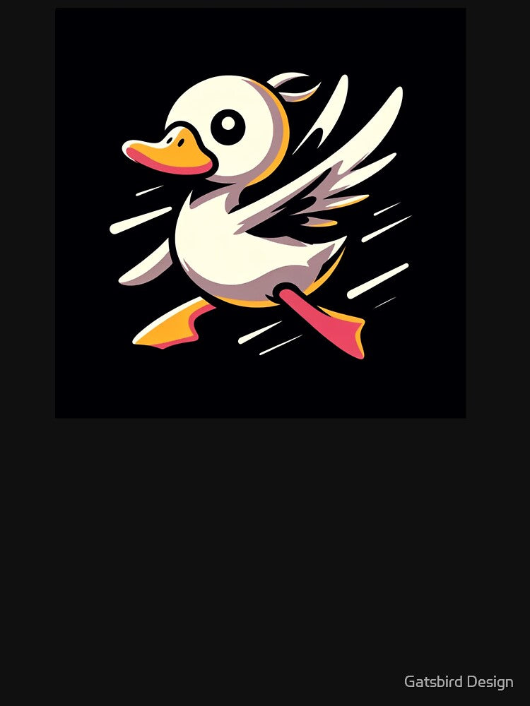 Duck Manga Image: Vibrant and Eye-Catching Design for T-Shirts by Gatsbird Design