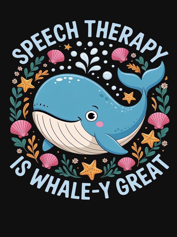 Speech Therapy Is Whale-y Great SLP Therapist by lamsaoniutoi T-Shirts, Hoodie, Sweatshirt | BlankRebels.com (Image 3)