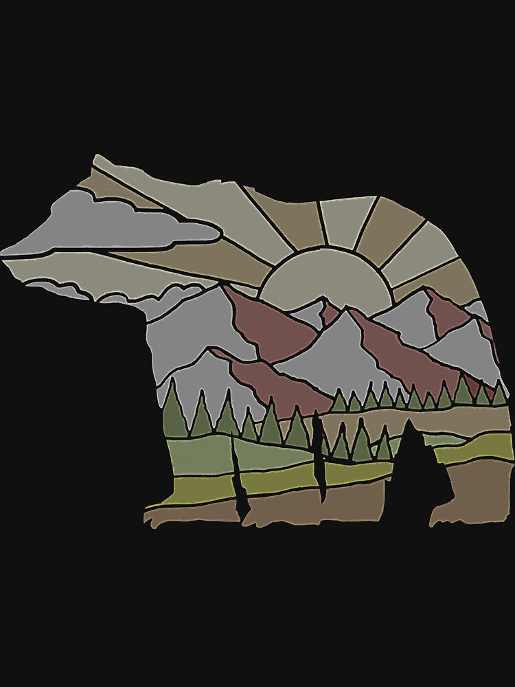 Trendy Bear Mountains Mountain Outdoor by YesterDayCheck T-Shirts, Hoodie, Sweatshirt | BlankRebels.com (Image 3)