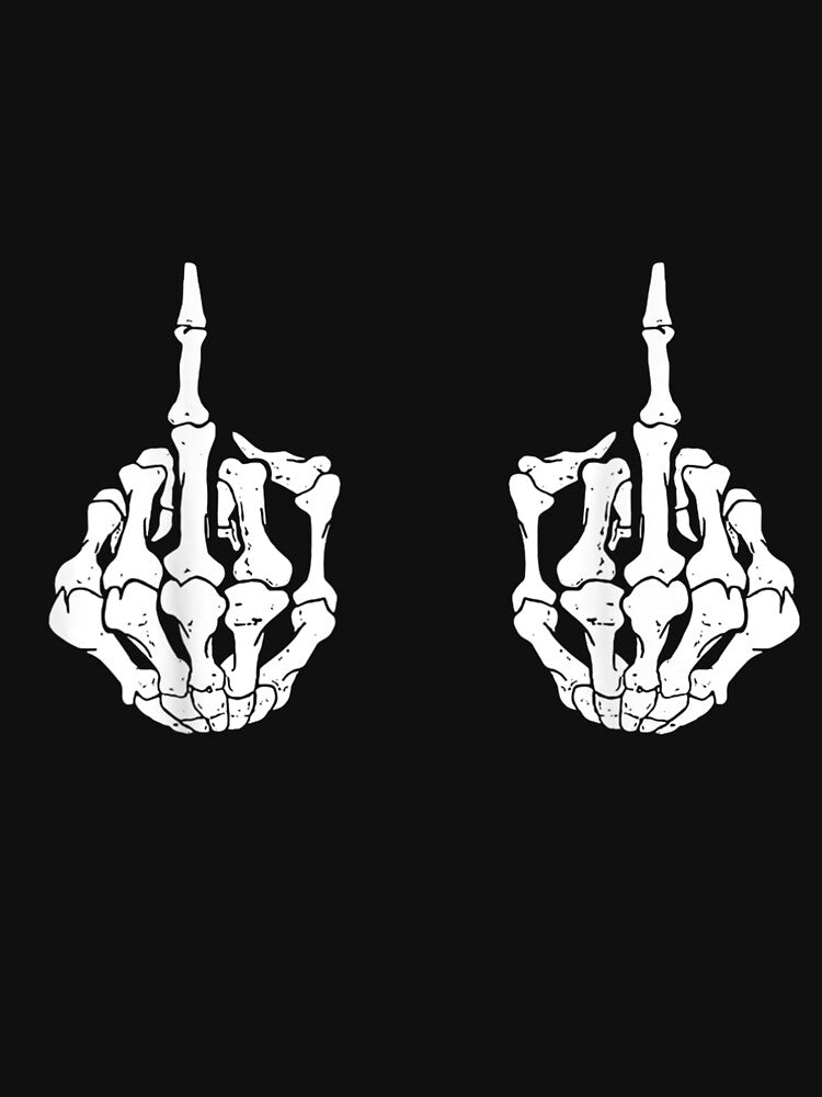 Skeleton Fuck Hands on Boobs Funny Halloween Costume by Jonahjimenez T-Shirts, Hoodie, Sweatshirt | BlankRebels.com (Image 3)
