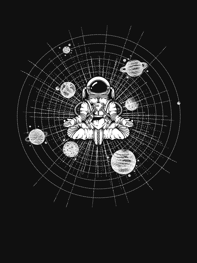 Astronaut Meditation in Space by BLake77777 T-Shirts, Hoodie, Sweatshirt | BlankRebels.com (Image 3)