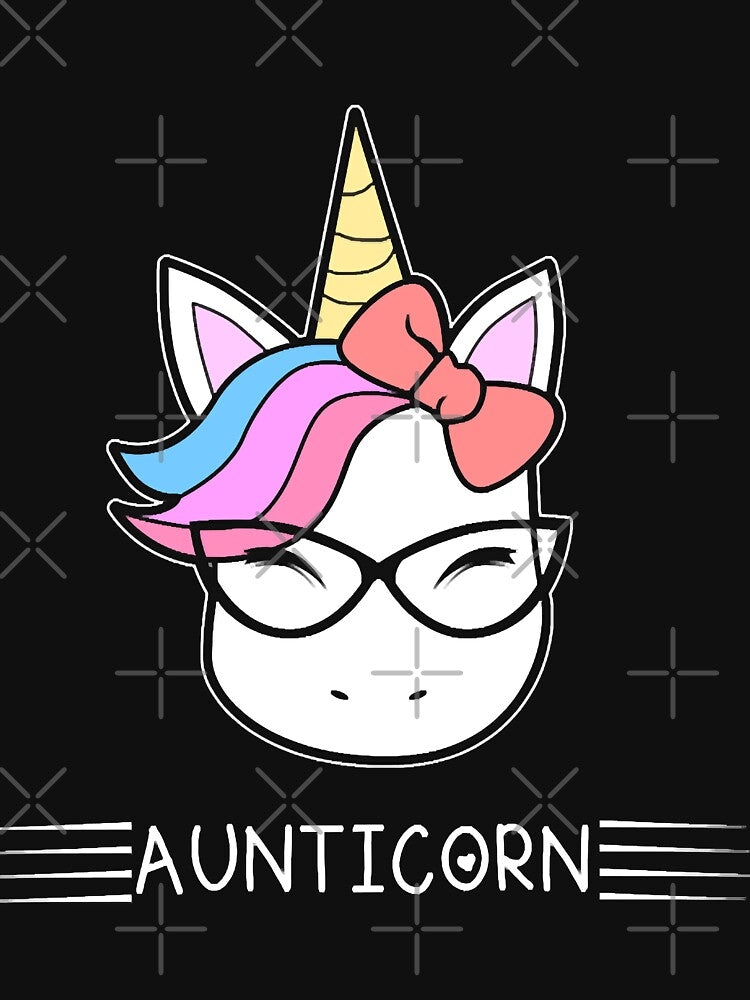 Aunticorn Unicorn with Glasses by HumbleShirt T-Shirts, Hoodie, Sweatshirt | BlankRebels.com (Image 3)