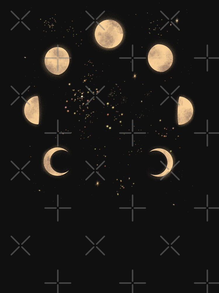 Moon phase, night sky by DerSenat T-Shirts, Hoodie, Sweatshirt | BlankRebels.com (Image 3)