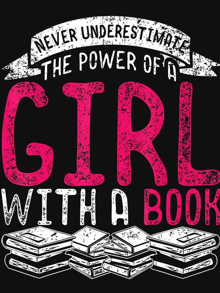 Book Nerd Girl Typography by JeannieDMorris