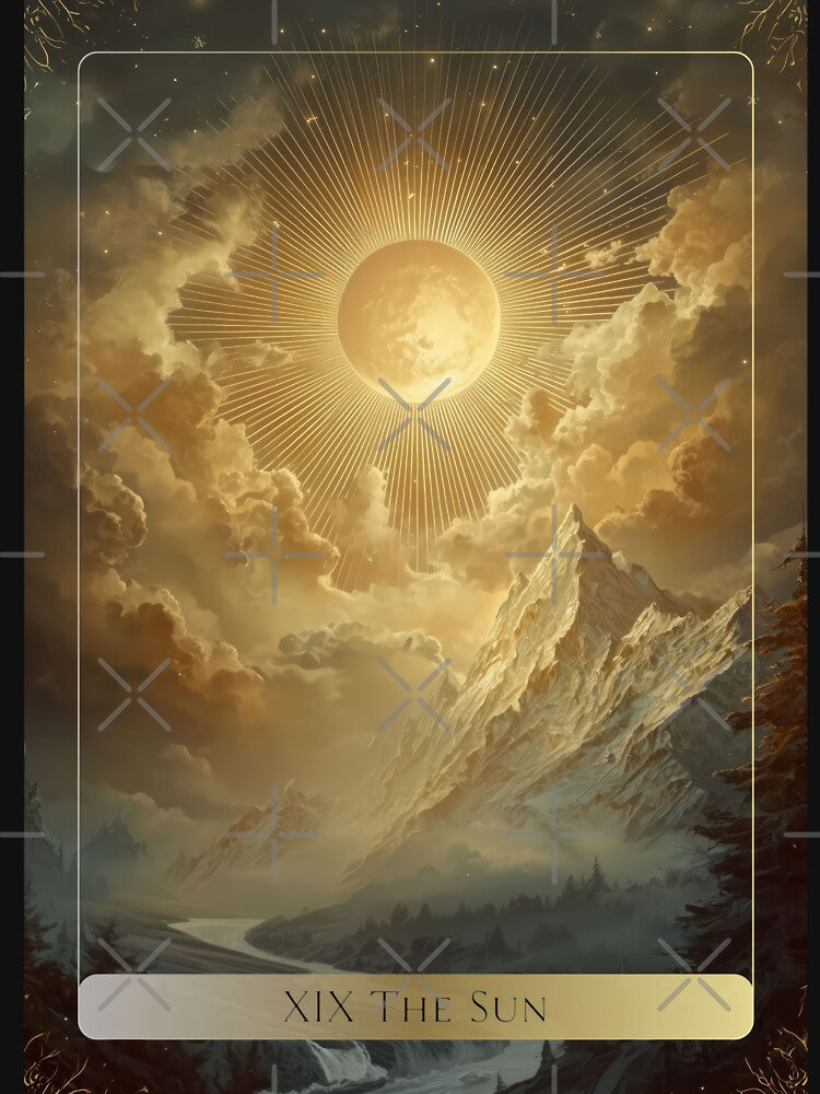 XIX The Sun Tarot Card Illustration by Thunderg1rl T-Shirts, Hoodie, Sweatshirt | BlankRebels.com (Image 3)