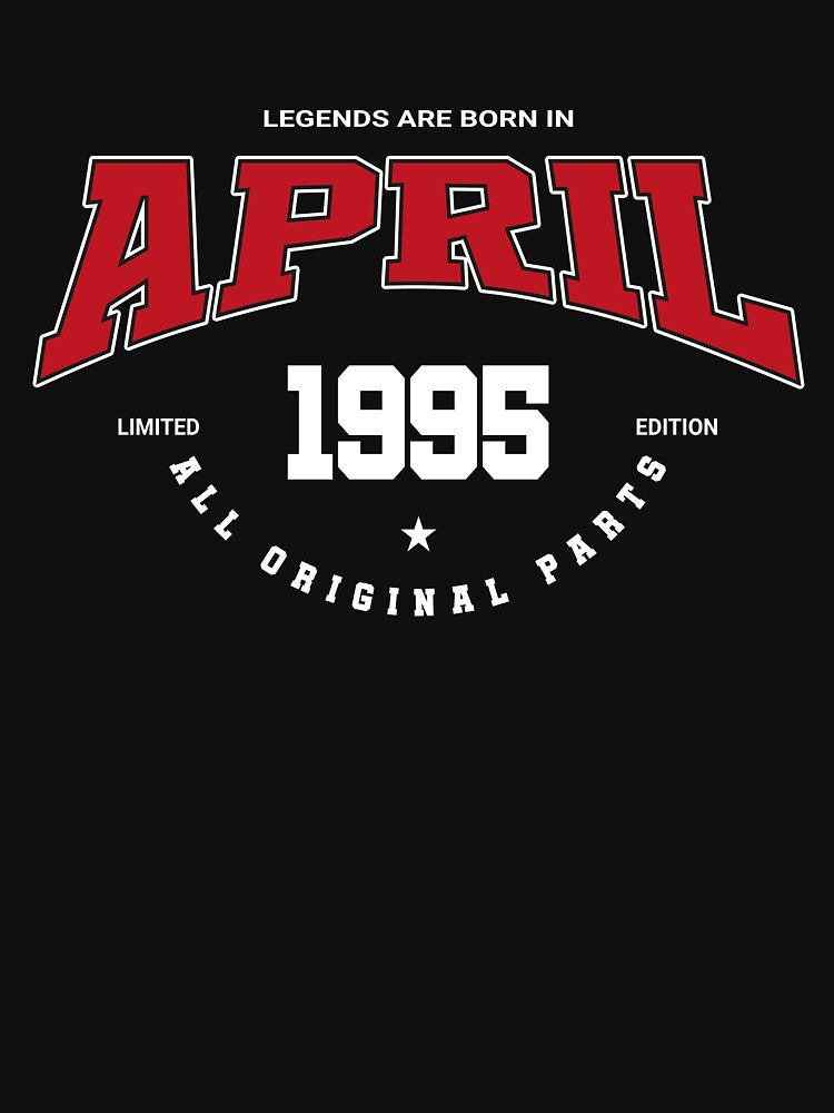 April Legends 1995 by HB Shirts Hoodie, Sweatshirt | BlankRebels.com (Image 3)