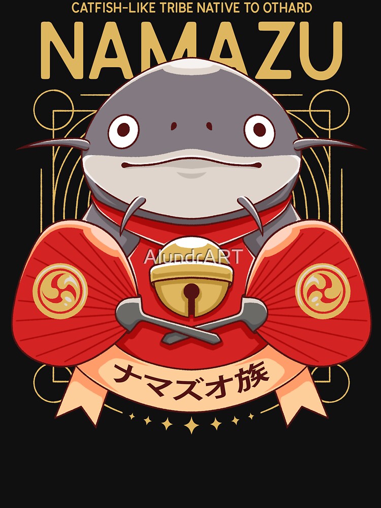 Namazu by AlundrART T-Shirts, Hoodie, Sweatshirt | BlankRebels.com (Image 3)
