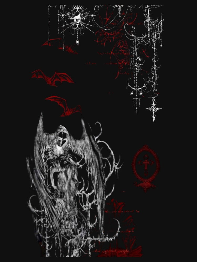 Dark gothic angel by faerievintage T-Shirts, Hoodie, Sweatshirt | BlankRebels.com (Image 3)