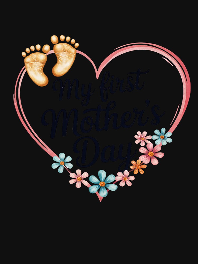 my first mother's day by countntenov T-Shirts, Hoodie, Sweatshirt | BlankRebels.com (Image 3)