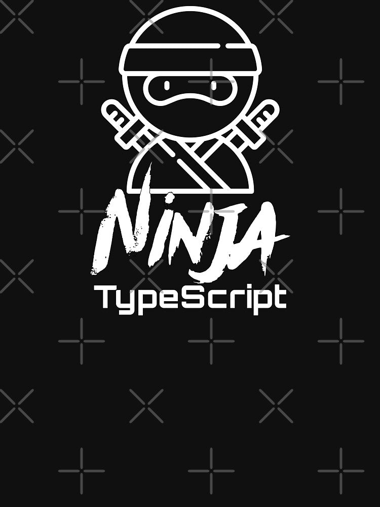 TypeScript Ninja (white) by Stornu2Ruedas T-Shirts, Hoodie, Sweatshirt | BlankRebels.com (Image 3)