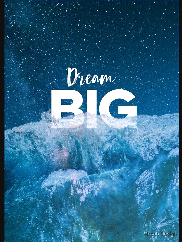 Dream BIG Ocean & Space by Mosab Design T-Shirts, Hoodie, Sweatshirt | BlankRebels.com (Image 3)