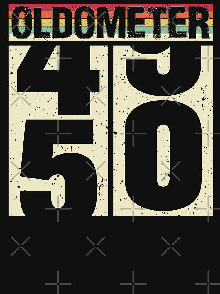 Vintage Oldometer 50 Years Old 50th Birthday Gift For Men Women by Best Designer T-Shirts, Hoodie, Sweatshirt (Image 3)