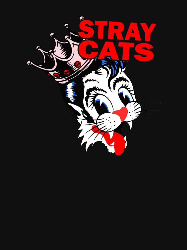 Cat Wearing Crown - STRAY CATS by cocooo269 T-Shirts, Hoodie, Sweatshirt | BlankRebels.com (Image 3)