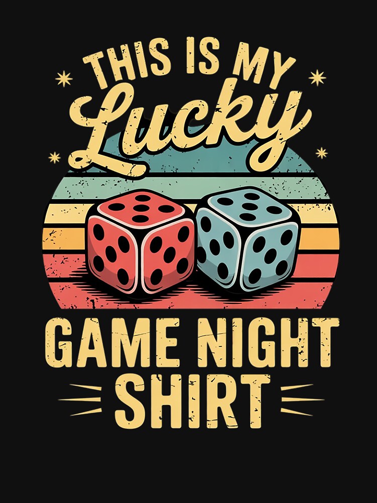 Game Night Host I Lucky Board Game Night by KonstanKoraner T-Shirts, Hoodie, Sweatshirt | BlankRebels.com (Image 3)