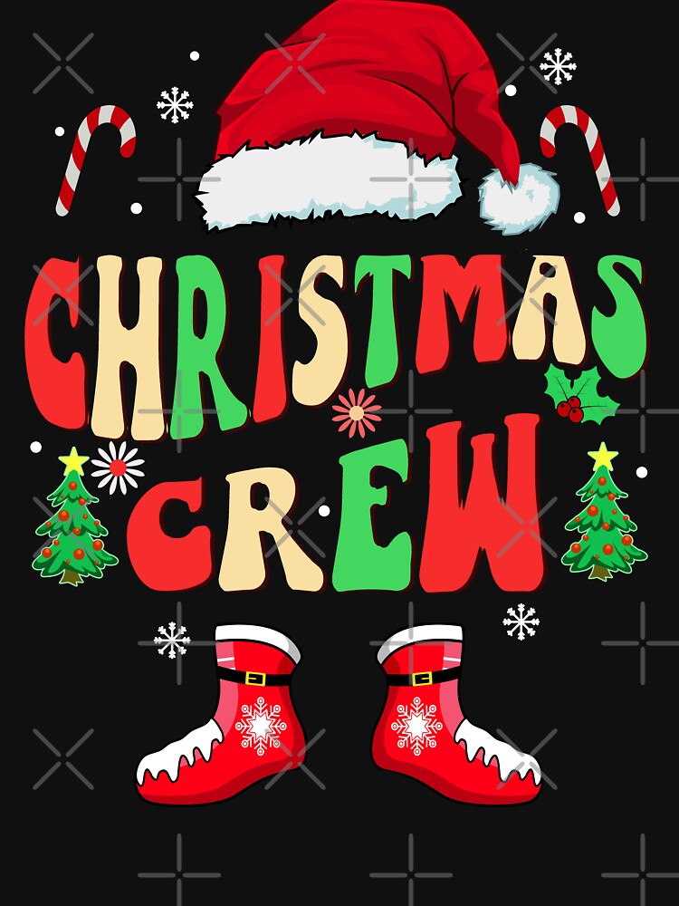 christmas crew family 2023 santa shirt, christmas squad matching xmas shirt by ZAIN JAMAL Hoodie, Sweatshirt (Image 3)