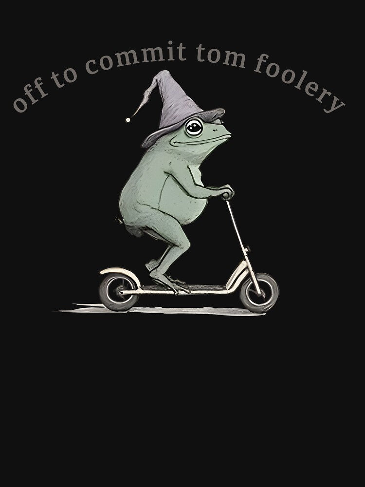 Off Commit Tom Foolery Frog Funny Weirdcore Sayings Unique T-Shirts, Hoodie, Sweatshirt