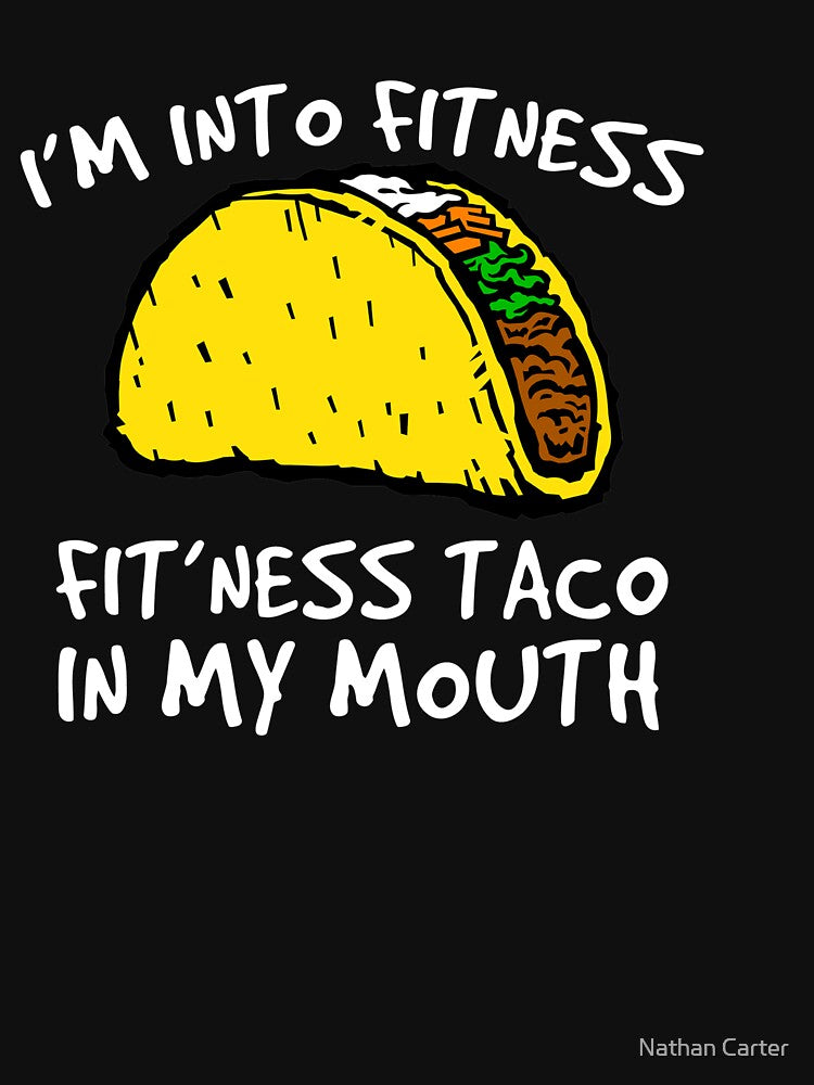 Fitness Taco Shirt, Funny Workout Shirt, Taco T-shirt, Taco Lover Shirt, Taco Tuesday Shirt by CatchUriDesigns... (Image 3)