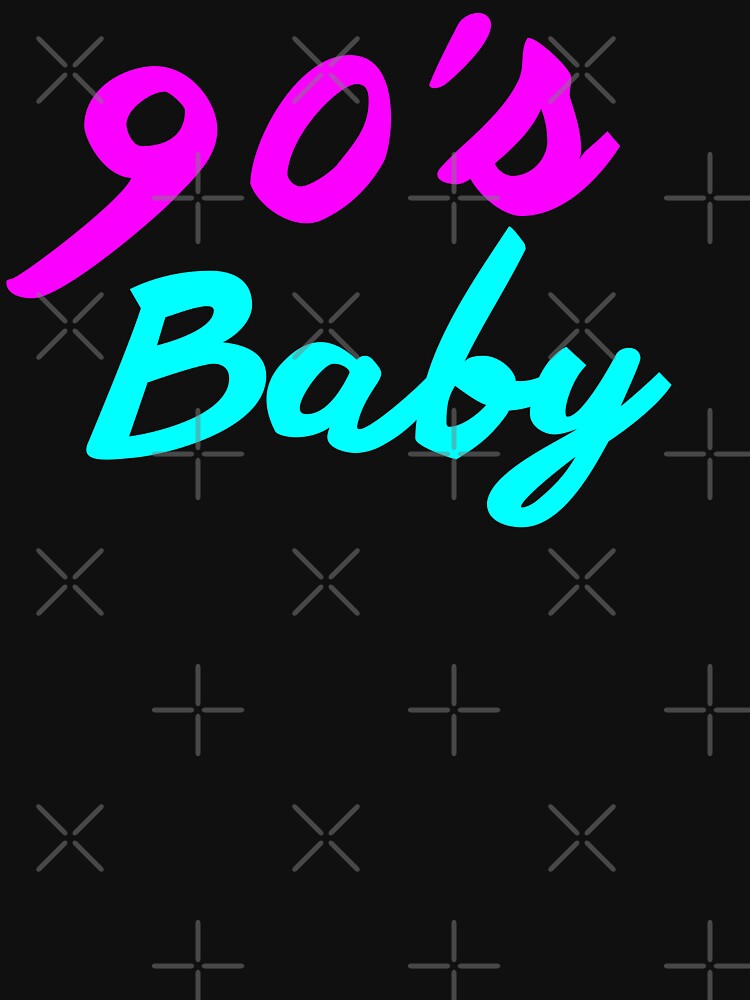Stylish Script 90's Baby neon by Weknes T-Shirts, Hoodie, Sweatshirt | BlankRebels.com (Image 3)