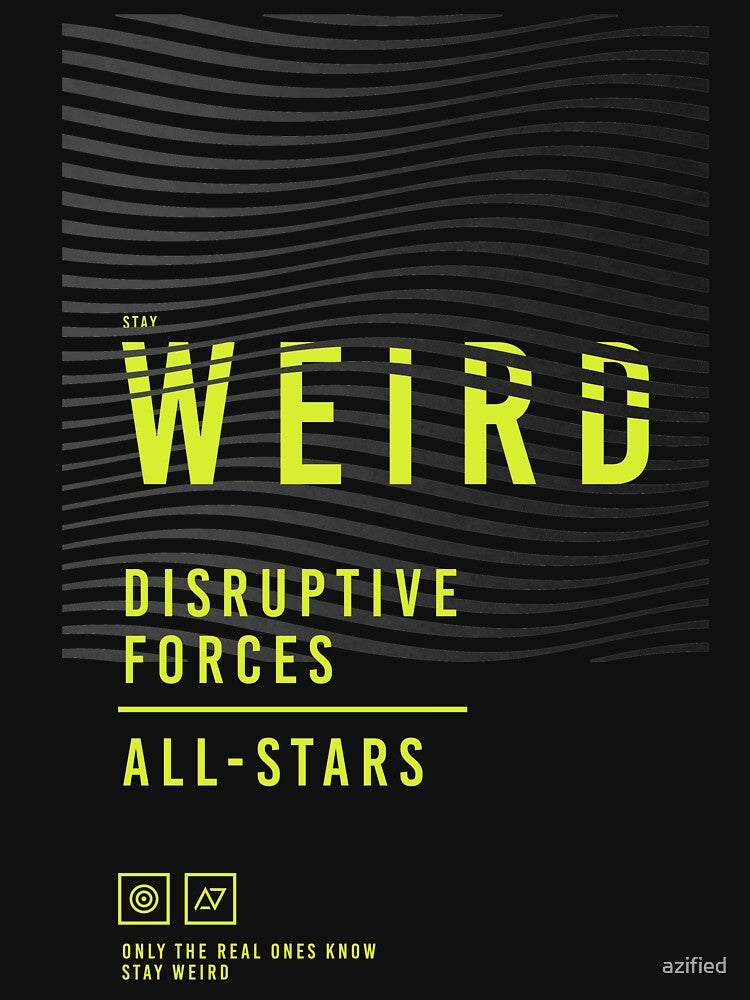 STAY WEIRD by azified T-Shirts, Hoodie, Sweatshirt | BlankRebels.com (Image 3)