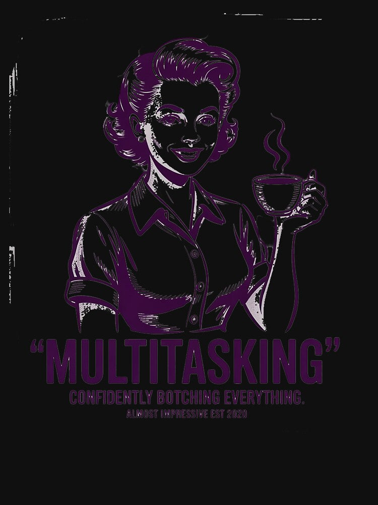 Multitasking Definition Funny Sarcastic by Sandrhaus T-Shirts, Hoodie, Sweatshirt | BlankRebels.com (Image 3)