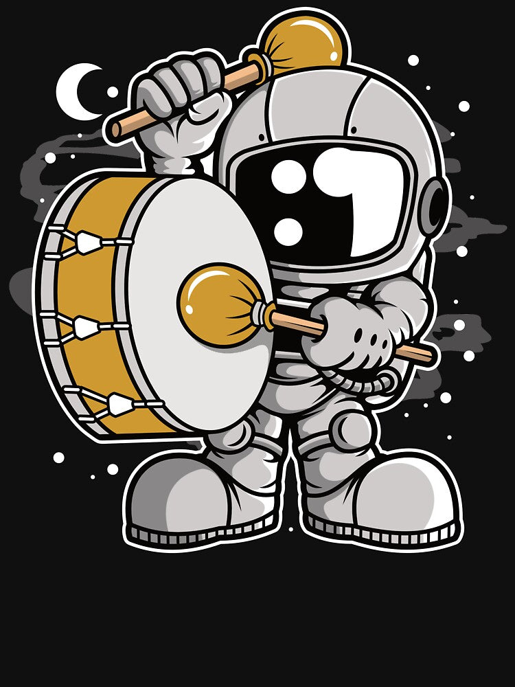 Astronaut Marching Band - Funny Outer Space Lovers by Desteroids T-Shirts, Hoodie, Sweatshirt | BlankRebels.com (Image 3)